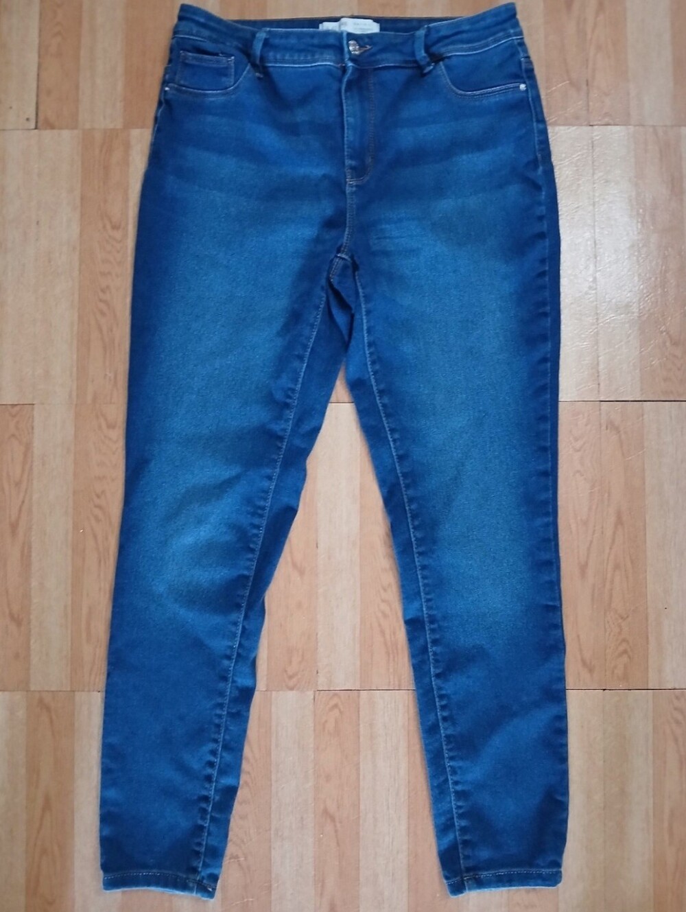 Primark Blue Skinny Jeans/Jeggings - Stretch Denim. Large/Medium/10